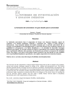 Educaci&oacute;n Universitaria: Desaf&iacute;os y Desarrollo Curricular