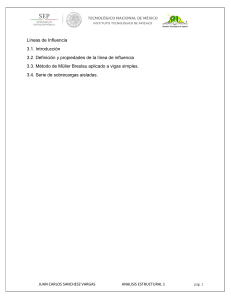 L&iacute;neas de Influencia: An&aacute;lisis Estructural para Vigas