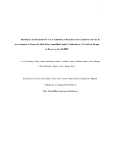 ITU y Condiciones de Vida en Mujeres Mayores: Estudio en El Jalacatal