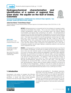 Urab&aacute; Aquifer Hydrogeochemistry & Regional Flow Analysis