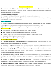 Desarrollo Humano: Apuntes de Clase (Psicolog&iacute;a)