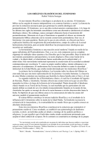 Orígenes Filosóficos del Feminismo: Un Análisis Histórico