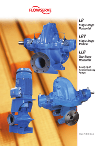 Flowserve LR, LRV, LLR Pumps: Axially Split, General Industry
