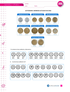 Hoja de Trabajo de Matemáticas con Moneda Chilena
