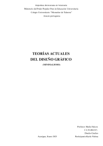 Minimalismo en Dise&ntilde;o Gr&aacute;fico: Teor&iacute;as Actuales y An&aacute;lisis