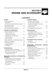 Engine Service Manual: TNV Series Engines