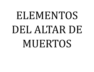 Elementos del Altar de Muertos: Lista Completa