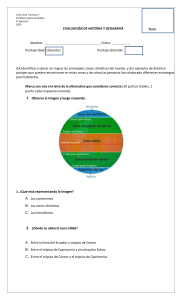 Prueba de Historia y Geografía: Zonas Climáticas