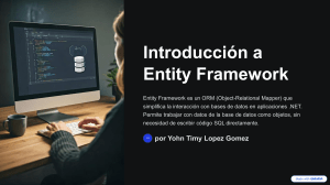 Introducci&oacute;n a Entity Framework: ORM para .NET