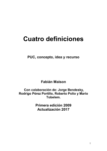Definiciones Clave en Publicidad: PUC, Concepto, Idea y Recurso