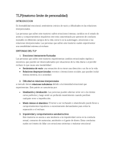 TLP: S&iacute;ntomas, Causas y Tratamiento del Trastorno L&iacute;mite