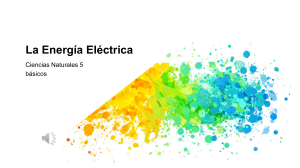 Conceptos básicos de la energía eléctrica: Presentación para primaria