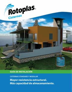 Gu&iacute;a de Instalaci&oacute;n Cisternas Rotoplas Standard y Modular