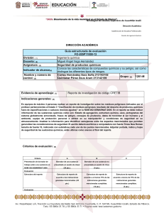 Gu&iacute;a de Evaluaci&oacute;n: Seguridad de Productos Qu&iacute;micos