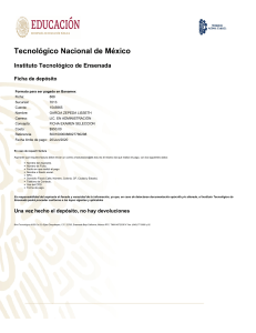 Ficha de Depósito IT Ensenada - Examen Selección
