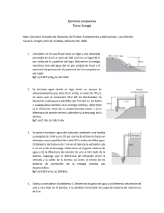 Ejercicios de Energía en Mecánica de Fluidos