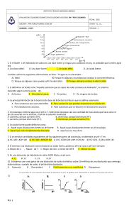 Examen de Química: Equilibrio, pH y pOH - Grado 11