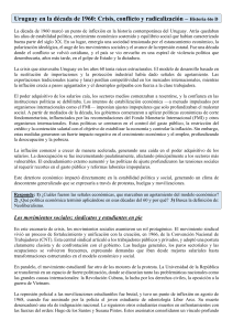 Uruguay en los 60: Crisis, Conflicto y Radicalizaci&oacute;n - Historia