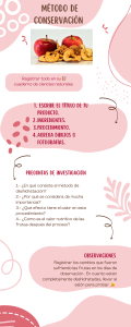 Deshidratación de Alimentos: Proyecto Científico