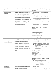 Cálculo Diferencial: Aplicaciones y Fórmulas
