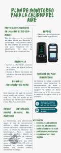 Plan de Monitoreo de Calidad del Aire: Protocolo y Equipos