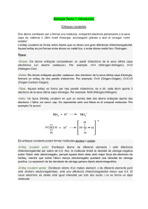 Biolog&iacute;a: Enlaces Covalentes, Interacciones y Biomol&eacute;culas