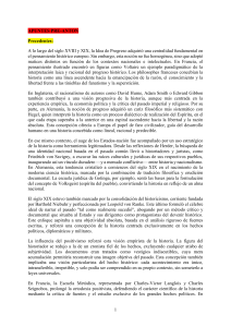 Historiograf&iacute;a Pre-Annales: Apuntes sobre el Pensamiento del Siglo XVIII-XIX
