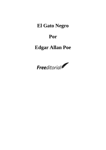 El Gato Negro: Edgar Allan Poe - Cuento de Terror