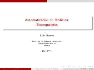 Automatización en Medicina: Exoesqueletos - Presentación