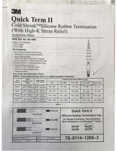 Quick Term II Termination Installation Guide