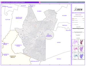 Mapa Municipal Ecatepec de Morelos: Secciones Electorales