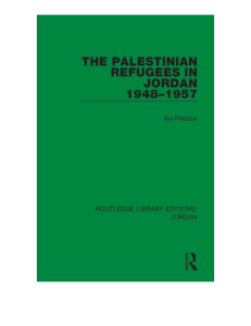 Palestinian Refugees in Jordan, 1948-1957