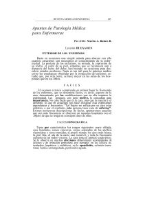 Apuntes de Patología Médica para Enfermeras: Examen Externo