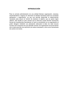 Planificaci&oacute;n y Organizaci&oacute;n en la Administraci&oacute;n Empresarial