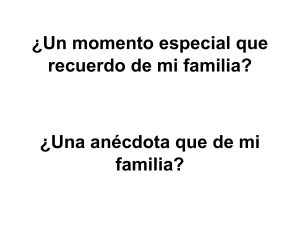 Preguntas para Reflexión Familiar e Infantil