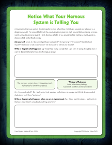 Nervous System & Trauma Worksheet: Daily & Somatic Logs