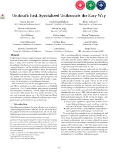 Unikraft: Fast, Specialized Unikernels Research Paper