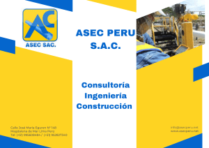 ASEC PERU SAC: Servicios de Consultor&iacute;a, Ingenier&iacute;a y Construcci&oacute;n