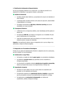 Optimizaci&oacute;n Cadena de Suministro en Construcci&oacute;n