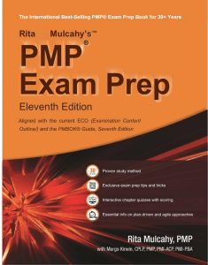 PMP Exam Prep: Rita Mulcahy's Guide, Eleventh Edition