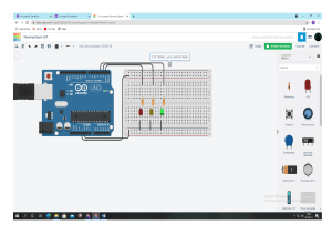 Dise&ntilde;o de circuito de sem&aacute;foro con Arduino