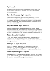 Agile Inception: Gu&iacute;a para un Inicio de Proyecto Coherente