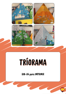 Tr&iacute;orama: Manualidad Educativa Imprimible DIN-A4