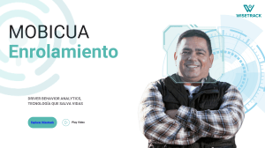 Mobicua Enrolamiento: Guía de la App Driver Behavior Analytics