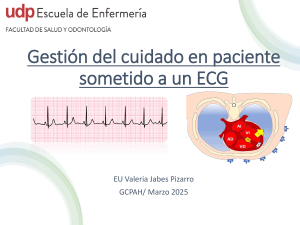 Gestión del Cuidado en Pacientes Sometidos a ECG