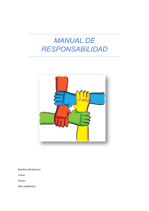Manual de Responsabilidad Escolar: Niveles y Conductas