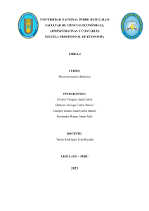 Tarea Macroeconomía Dinámica - UNPRG 2025