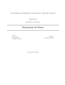 Diccionario de Datos - Proyecto Plantae