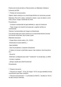 Conductometr&iacute;a y Potenciometr&iacute;a: Pr&aacute;cticas con Materiales Cotidianos