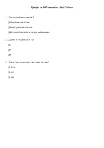 Quiz Teórico: Sistemas Operativos, Aritmética y Presentaciones